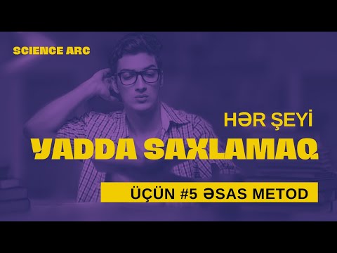 Hər şeyi yadda saxlamaq üçün 5 effektiv metod | Oxuduqlarınızı heç vaxt unutmayın